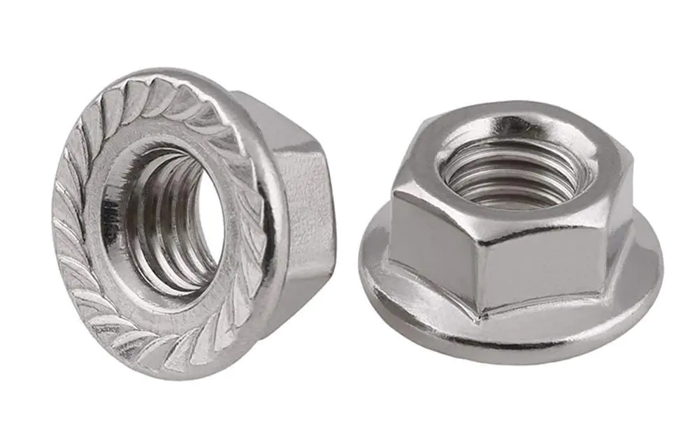flange hex nut flange hex nut