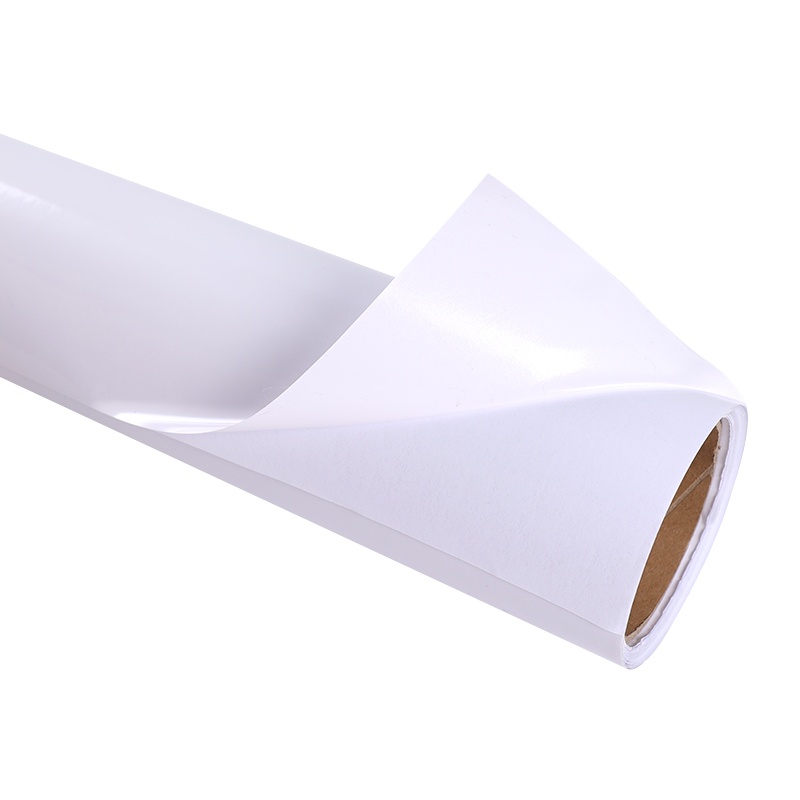 Printable Milky White PVC Static Film Swell-BL004