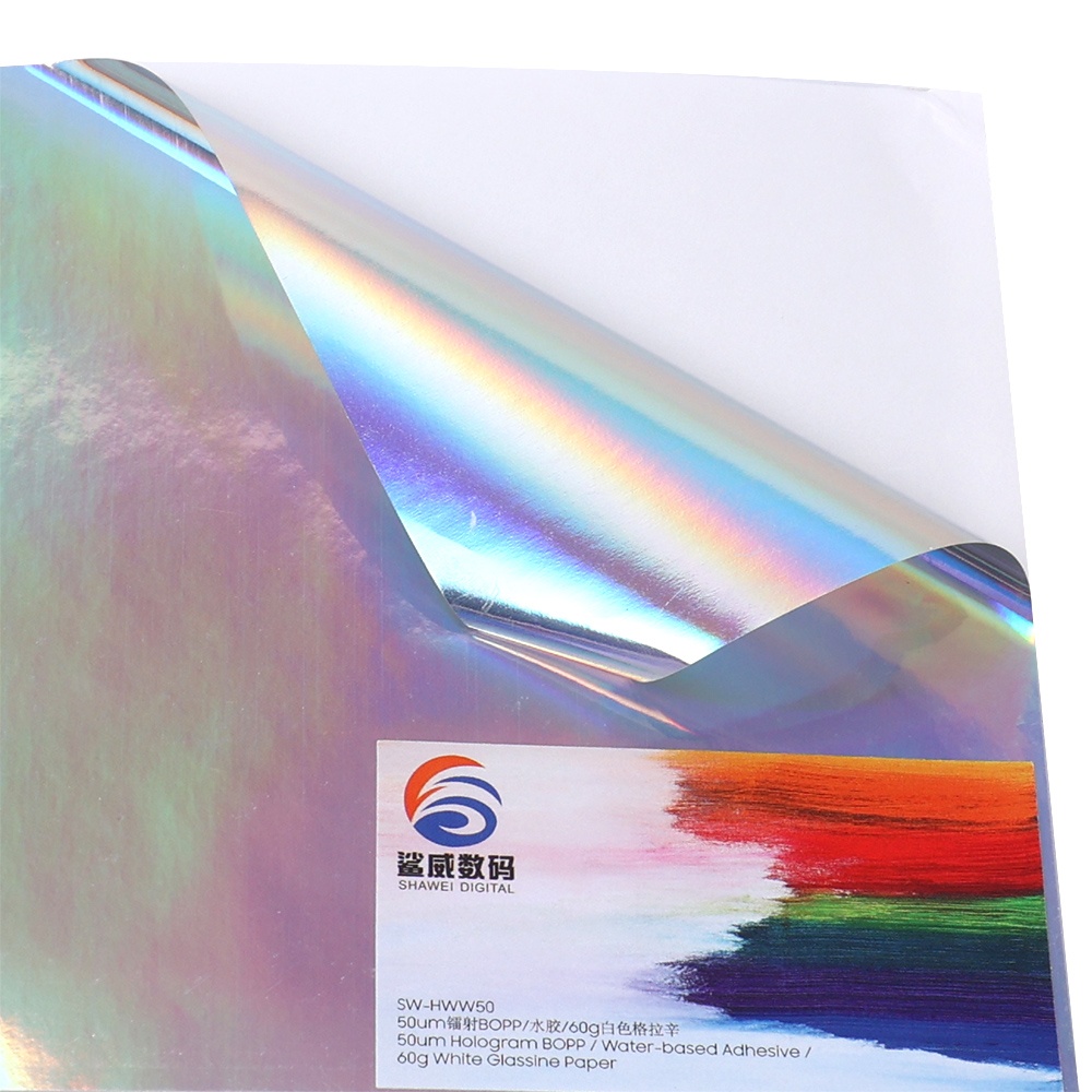 Hologram BOPP Digital Printing Label  SW-LPWW50-140