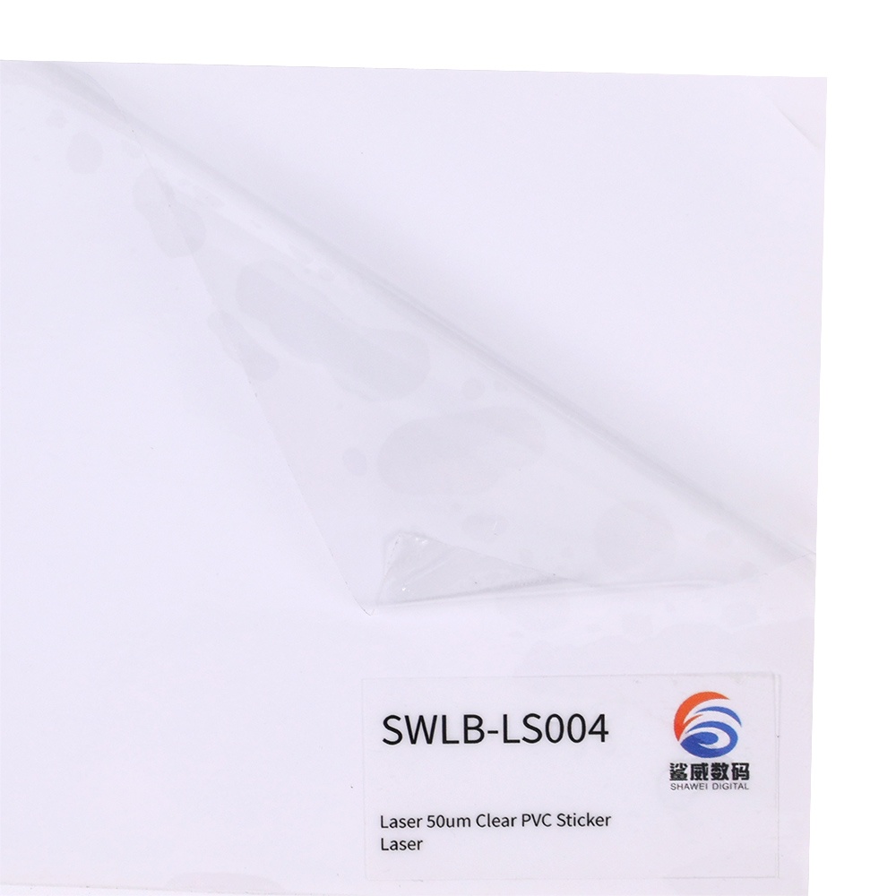 Signwell SWLB-LS004 Laser 50um Clear PVC Digital Printing Label