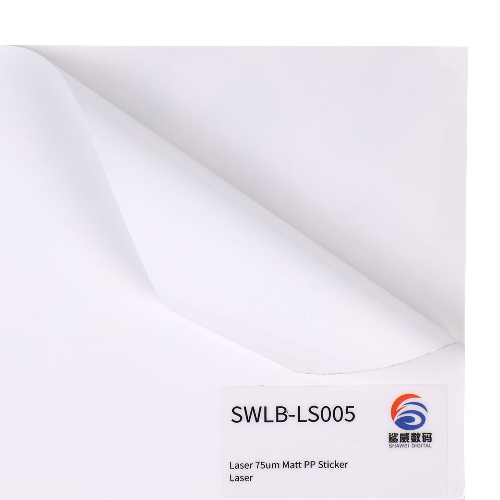 Laser 75um PP Digital Printing Label SWLB-LS005