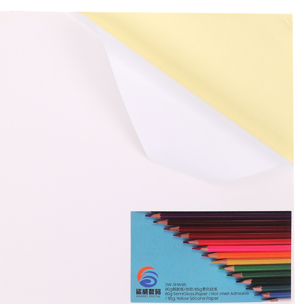 Hot-melt Adhesive White Silicon Paper Label SW-SHW85