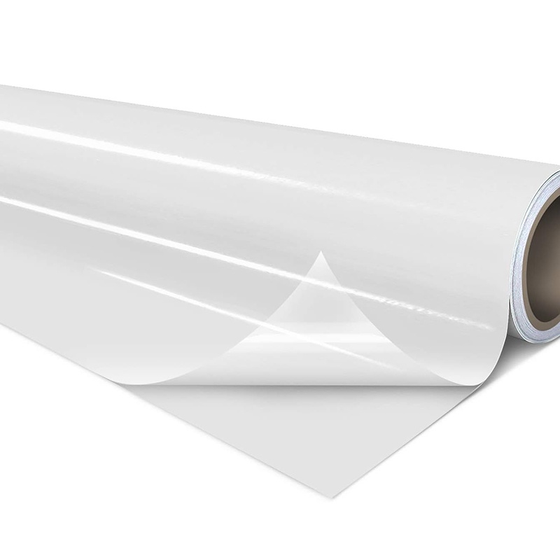 Clear self adhesive paper